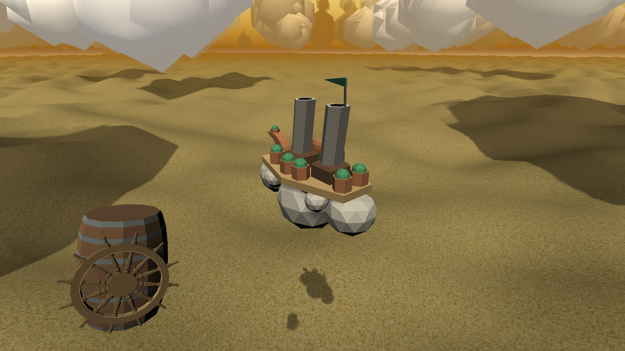 The in-game screenie of the controller floating on its own.